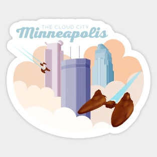 Cloud City - Minneapolis Sticker